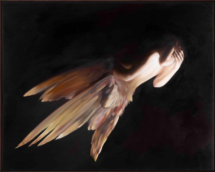 Oda Jaune, Les deux, 2025, huile sur toile, 120 x 150 cm, JO-25.016, Courtesy de l'Artiste et TEMPLON, Paris-Bruxelles-New York, ©EDELINE